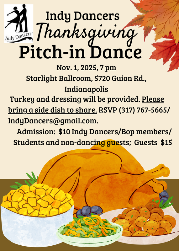Thanksgiving Dance Party with Indy Dancers 2025 November 1st